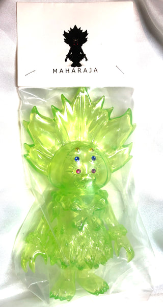SIO Maharaja Sofubi Kaiju Rare Angel Abby Clear Green Blank Unpainted Designer Toy Figure