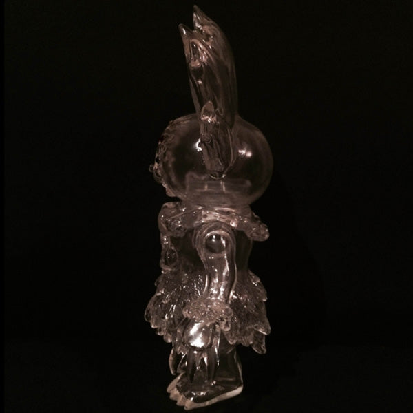 SIO Maharaja Sofubi Kaiju Rare Angel Abby Clear Soft Vinyl Unpainted Designer Toy Figure