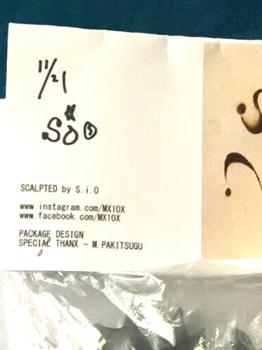 SIO Maharaja Sofubi Kaiju Rare Angel Abby Clear Black Smoke Edition Unpainted Figure