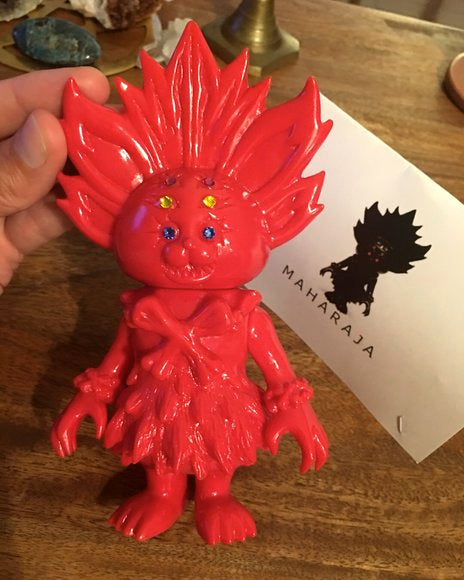 SIO Maharaja Sofubi Kaiju Rare Angel Abby Red Edition Unpainted Blank Figure
