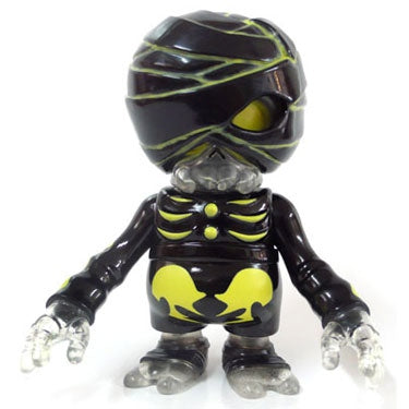 Secret Base Damage Brain Neon Yellow Black Mummy Sofubi Fan Club Exclusive
