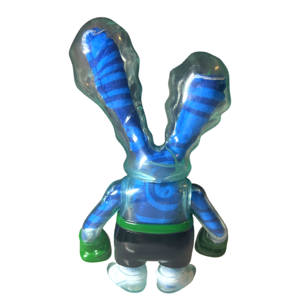 Secret Base Ghostfighter Clear Blue Sofubi Blue Inner Plush Super7 Designer Toy Figure