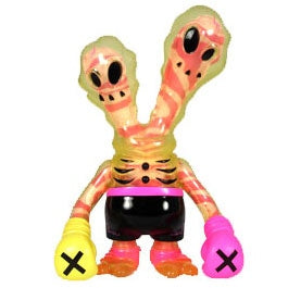 Secret Base Ghostfighter Sex Pistols Sofubi Clear Yellow Soft Vinyl Designer Art Toy Super7 Figure