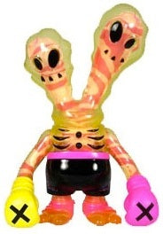 Secret Base Ghostfighter Sex Pistols Sofubi Clear Yellow Soft Vinyl Designer Art Toy Super7 Figure