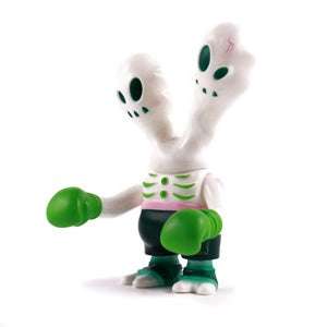 Secret Base Ghostfighter White Day Sofubi Urban Vinyl Designer Toy Super7 2006 Subscriber Version