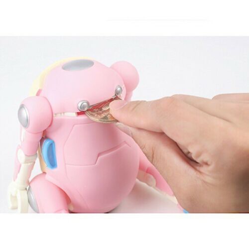 Mechatro WeGo Sofubi Robot Bank Sofvi Soft Vinyl Blue Glitter Lame Designer Toy Figure