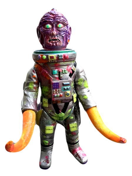 Space Creep Pretender Faux Human Ancient Astronaut Sofubi Mashup AEQEA Custom