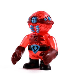 Super7 Snakes of Infinity Coffin Crew Red Sofubi Set (Hood Zombie, Escaregot, Spider-Eye, Zombeard Sofvi)