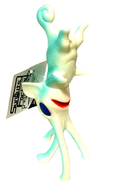 Sunguts Nazobohm Nazobole Sofubi Hyakki Yako Kaiju Soft Vinyl Figure GID w/ Blue