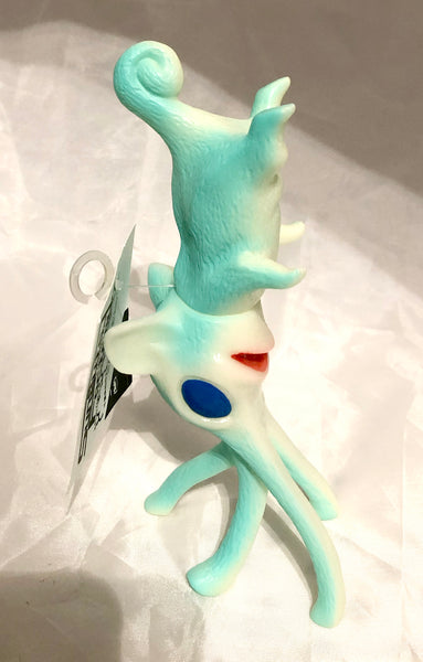 Sunguts Nazobohm Nazobole Sofubi Hyakki Yako Kaiju Soft Vinyl Figure GID w/ Blue