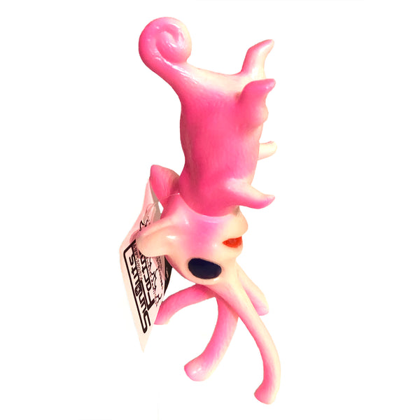 Sunguts Nazobohm Nazobole Sofubi Hyakki Yako Kaiju Soft Vinyl Figure GID w/ Pink