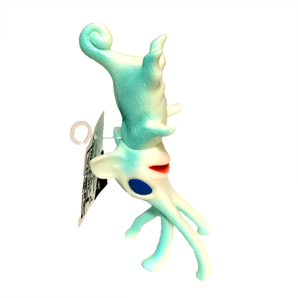 Sunguts Nazobohm Nazobole Sofubi Hyakki Yako Kaiju Soft Vinyl Figure GID w/ Blue