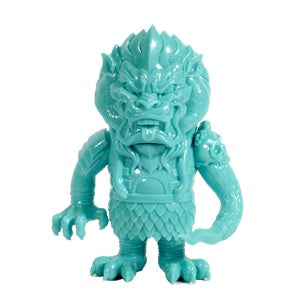 Super7 Mongolion Lucky Bag 2010 Teal Unpainted Sofubi L'amour Supreme Designer Black Vinyl Designer Toy