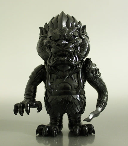 Super7 Mongolion SSSS Black Unpainted Sofubi L'amour Supreme Vinyl Designer Toy