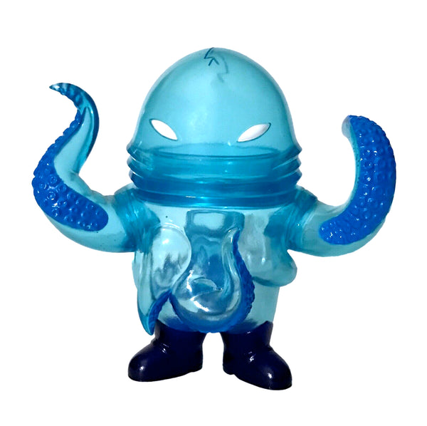 Super7 Squirm Underwater Sofubi Snakes of Infinity Clear Blue Kaiju Soft Vinyl Designer Art Toy Figure