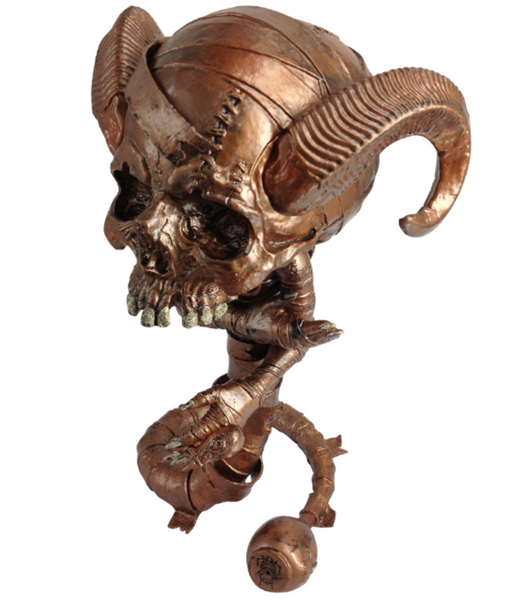 Pushead Sync. Snotblower Vinyl Designer Art Toy Copper Version