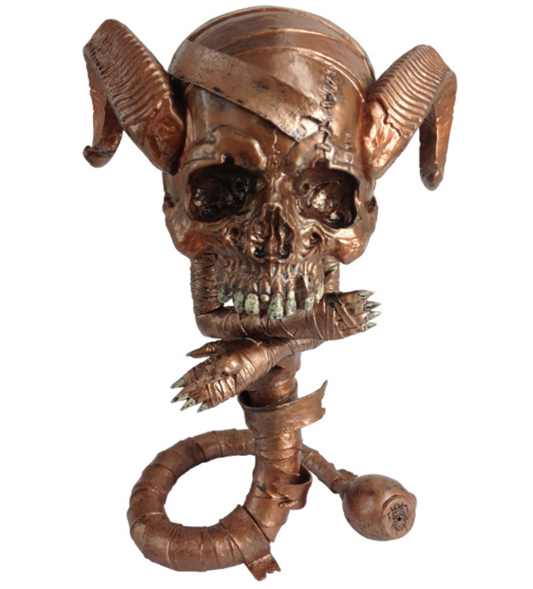 Pushead Sync. Snotblower Vinyl Designer Art Toy Copper