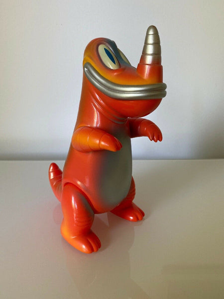 Tim Biskup Big Pollard Vermillion Brother Sofubi Kaiju Hand Painted Sofvi Soft Vinyl Designer Art Toy