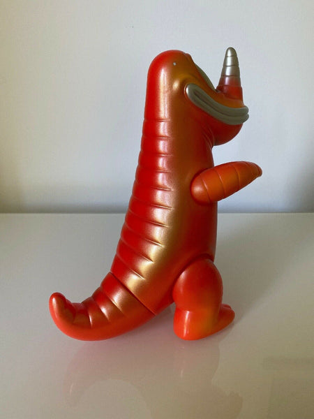 Tim Biskup Big Pollard Vermillion Brother Sofubi Kaiju Hand Painted Sofvi Soft Vinyl Designer Art Toy