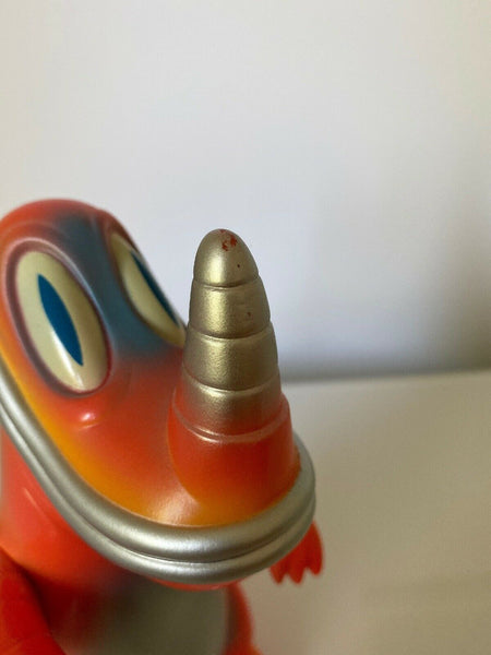 Tim Biskup Big Pollard Vermillion Brother Sofubi Kaiju Hand Painted Sofvi Soft Vinyl Designer Art Toy