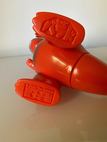 Tim Biskup Big Pollard Vermillion Brother Sofubi Kaiju Hand Painted Sofvi Soft Vinyl Designer Art Toy