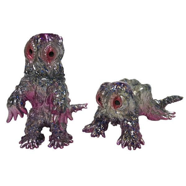 Marusan Toho Hedorah Purple Smog Monster Kaiju Sofubi Set Godzilla Store 3rd Anniversary Limited Release