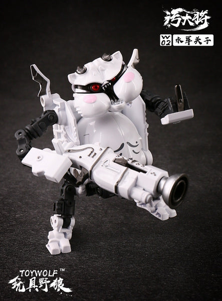 Toywolf W-02 Water Man Transformer Urinal Robot Samurai