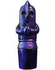 RealxHead Training Man Sofubi Metallic Purple Rodriguez Edition Soft Vinyl Designer Toy Figure