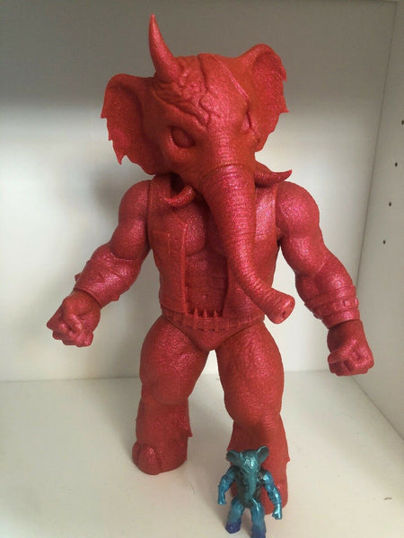 Skinner Bullet Belt Unbox Industries Unpainted Sofubi Test Pull Elephant Kaiju Bastard Set Blank Designer Vinyl Toy