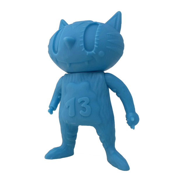Vincent Scala Lucky Cat Frozen Blue Vinyl Toy Art Designer Figure