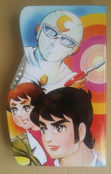 Vintage Gekko Kamen MoonLight Mask Pencil Case Magnetic Pen Holder 1980's Stationery