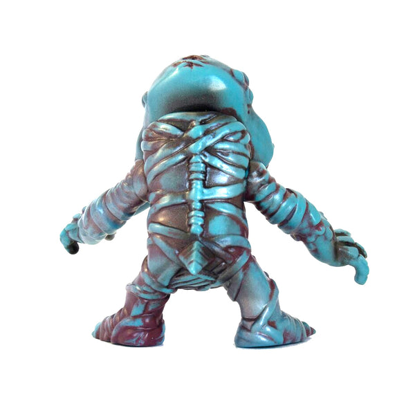 Vinyl Junkies Skull Zombi Blue (Turquoise/Purple Marble) Kaiju Designer Toy Tokyo Exclusive