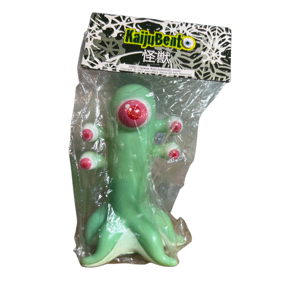 Wagamo Kaiju Bento Sofubi Green Soft Vinyl Figure from The Island of Dr. Spagh