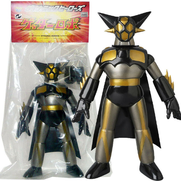 Dynamic Heroes Getter 1 Sofubi Yamashiroya Medicom Soft Vinyl Black Version