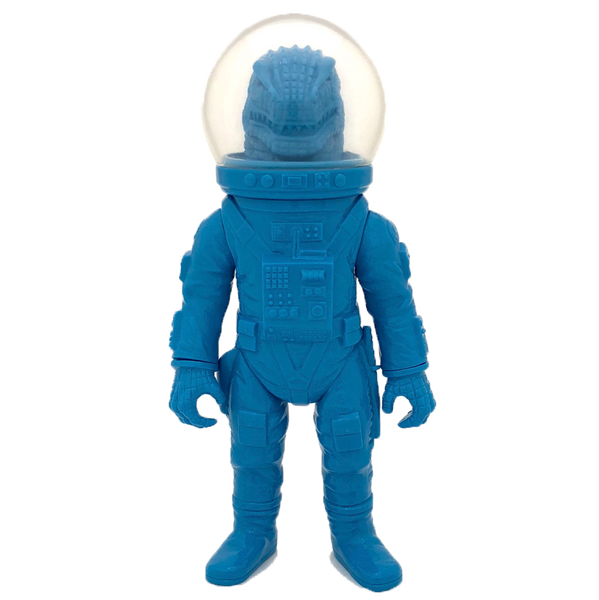 Yamayoshiya Original Yamakichi Future Ape Dinosaur Human Nuta Sofubi Sword Light Blue Blank Unpainted Designer Toy Figure