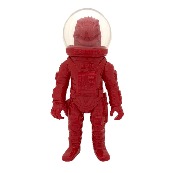 Yamayoshiya Original Yamakichi Future Ape Dinosaur Human Nuta Sofubi Sword Red Blank Unpainted Designer Toy Figure