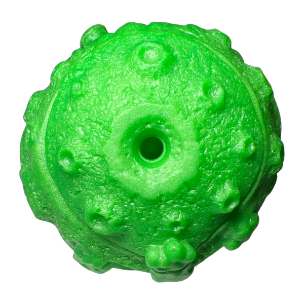 Zectron Trutek Oozeball Sofubi OG Ooze-It Green Soft Vinyl Disarticulators Man-E-Toys Designer Toy Figure