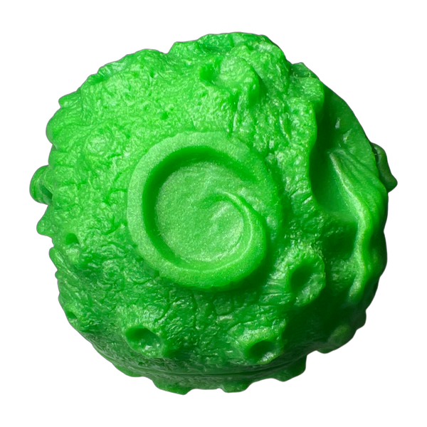 Zectron Trutek Oozeball Sofubi OG Ooze-It Green Soft Vinyl Disarticulators Man-E-Toys Designer Toy Figure