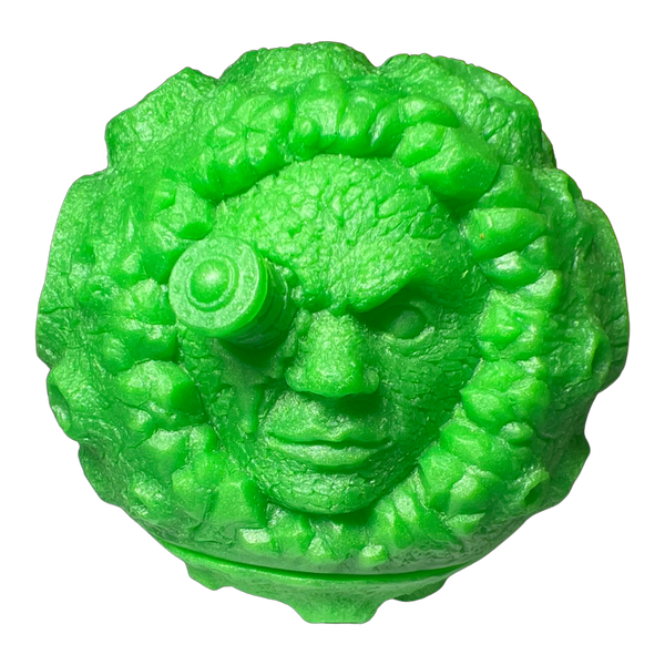 Zectron Trutek Oozeball Sofubi OG Ooze-It Green Soft Vinyl Disarticulators Man-E-Toys Designer Toy Figure