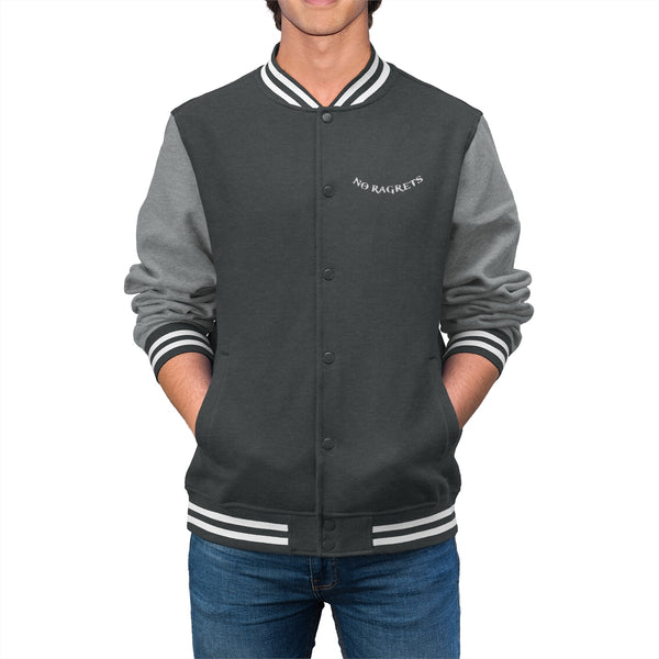 No Ragrets Men's Varsity Jock Jacket