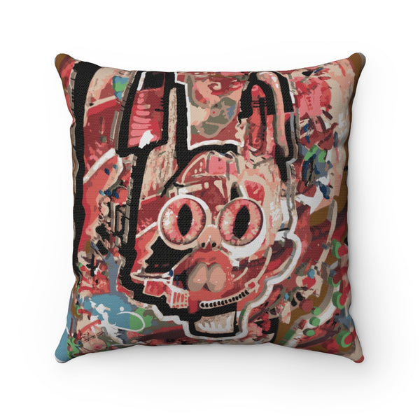 AEQEA Wabbit Season Spun Polyester Square Pillow