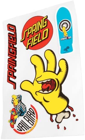 Santa Cruz Bart Simpsons Skateboard Model Cruzer Complete Skate Deck w/ Sticker Sheet (8.9 X 27-Inch)