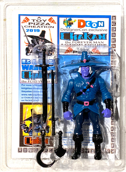 Toy Pizza Chakan Blue Warrior RAK Edition Forever Man Action Figure SEGA Glyos System Compatible
