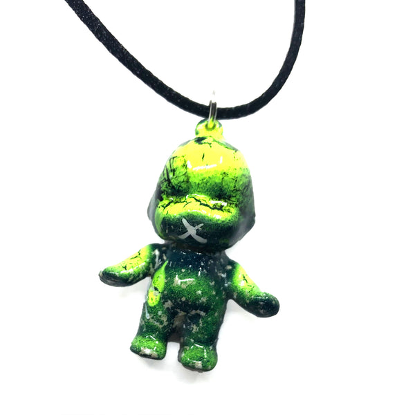 Ancient Acid Custom Kewpie Sofubi Doll Pendant Mini Figure Necklace