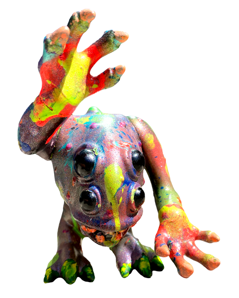 Wonderland DARK SIDE Hero Toys RADD Custom Rave Wars Stargate Bouncer Sofubi Painted by AEQEA