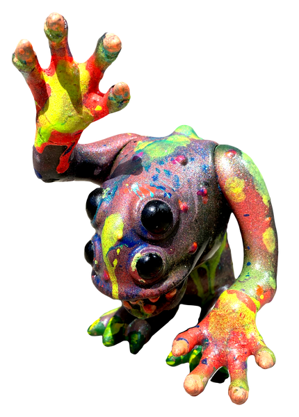 Wonderland DARK SIDE Hero Toys RADD Custom Rave Wars Stargate Bouncer Sofubi Painted by AEQEA