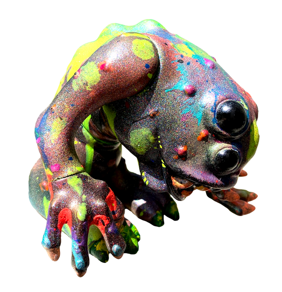 Wonderland DARK SIDE Hero Toys RADD Custom Rave Wars Stargate Bouncer Sofubi Painted by AEQEA