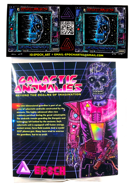 Epoch Galactic Anomalies Interdimensional Guardian 3.75” Resin Art Toy Figure (limited edition)