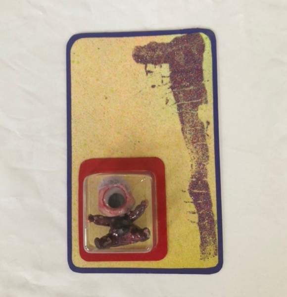 AEQEA FAKE Haiku Kaiju Bootleg Kewpie LoL Mashup Custom Carded Mini Art Toy