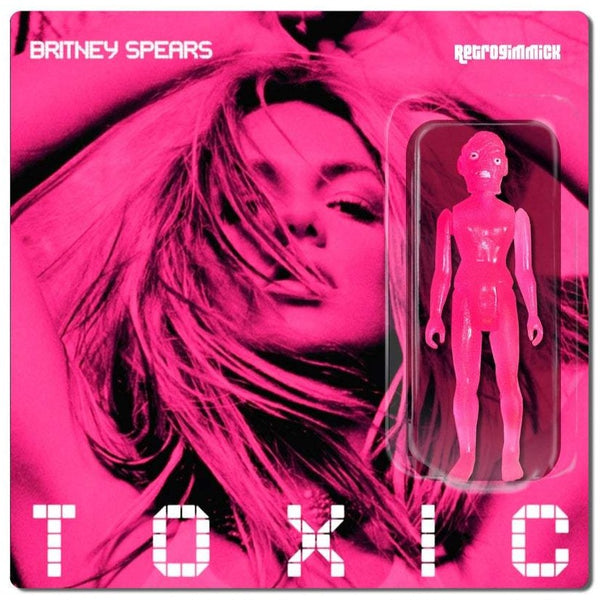 Retrogimmick Toxic Britney Spears Parody Bootleg Art Toy on Custom Spoof Card